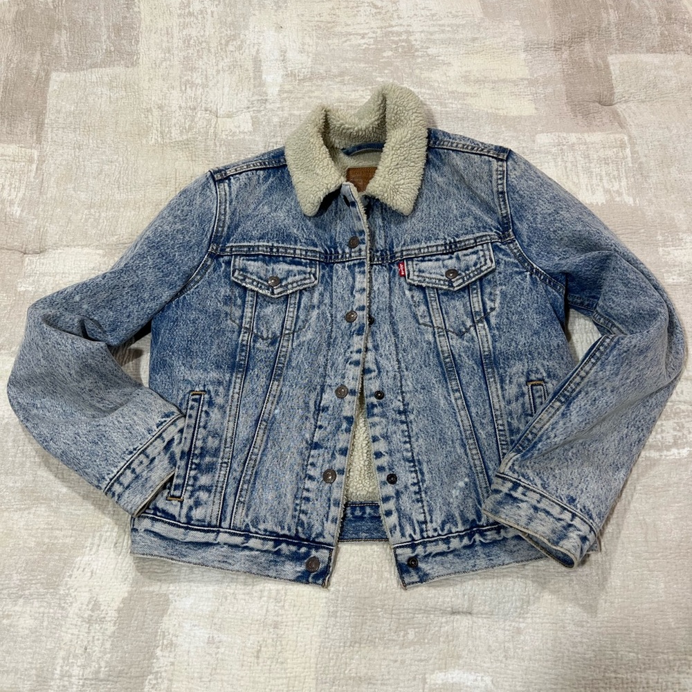 Levi’s Denim Sherpa Jacket